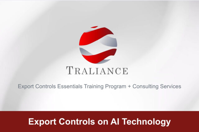 Export Controls on AI Technology